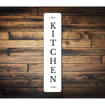 Vertical Kitchen Sign