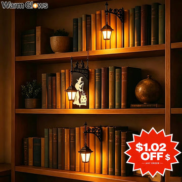 Bookshelf Lamp Library Lantern Light Library Lantern Bookshelf Mini Bookcase Lamp Book Nook Lamp Reading Nook Decor For Home