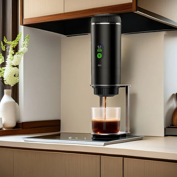 Portable Coffee Maker 3-in-1 Espresso Machine for Travel 20 Bar Mini Coffee Maker Compatible with Ground Coffee & Capsule