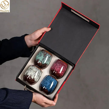 175ML Ceramic Espresso Cups Creative Porcelain Coffee Tea Mugs Home Drinkware with Gift Box керамические бокалы